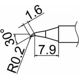 Наконечник для станций FX-950/FX-951/FX-952/FM-203 HAKKO