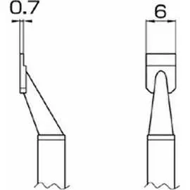 Наконечник для термопинцета FM-2022 HAKKO