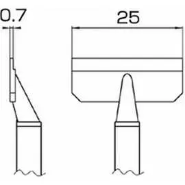 Наконечник для термопинцета FM-2022 HAKKO