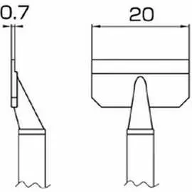 Наконечник для термопинцета FM-2022 HAKKO