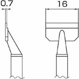 Наконечник для термопинцета FM-2022 HAKKO