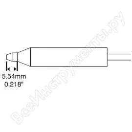 Наконечник (отверстие 1.05х2.30 мм) для mfr-h5 metcal dcp-cn4