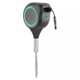 Напольная автоматическая катушка со шлангом Gardena