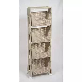 Напольная четырехярусная этажерка Violet Лофт 770420