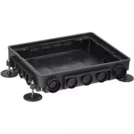 Напольная коробка IEK PRIMER ONFLOOR 24 KNU-80-16-PA-9011