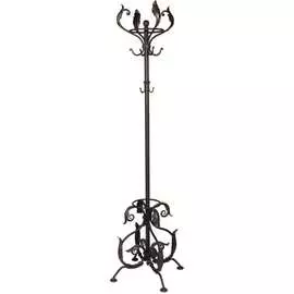 Напольная кованая вешалка BOGACHO Аделаида 19016/коричневый