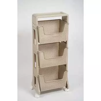 Напольная трехярусная этажерка Violet Лофт 770320