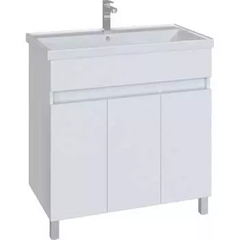 Напольная тумба для ванной комнаты Sanstar Квадро 80 126.1-1.4.1.