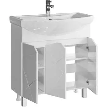 Напольная тумба для ванной комнаты Sanstar каскад 80 268.1-1.4.1.