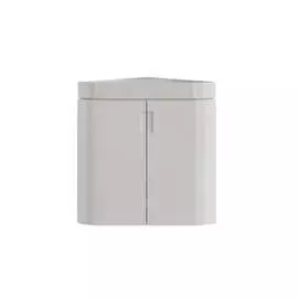 Напольная угловая тумба для ванной комнаты под умывальник Quartz-50 MIXLINE