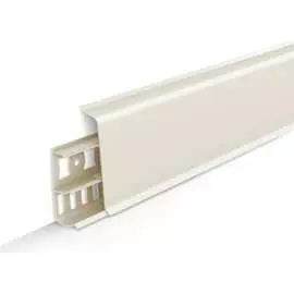 Напольный плинтус DECONIKA Д-П70 033 КРМ БЕЛ