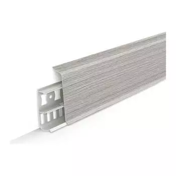 Напольный плинтус DECONIKA Д-П70 253 ЯСН СЕР