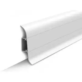 Напольный плинтус Ideal Классик К-П85п 001 БЕЛ