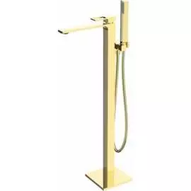 Напольный смеситель для ванны BelBagno LUCE LUC-FMT-ORO