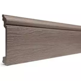 Напольный ударопрочный влагостойкий плинтус Decor-Dizayn 701-80SH