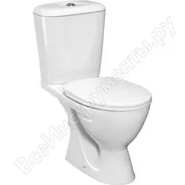 Напольный унитаз-компакт ideal standard eurovit-ecco new с двойной кнопкой слива w908701 00000010648