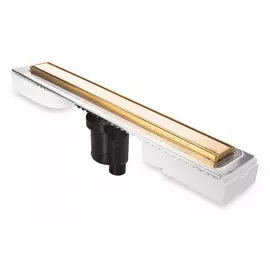 Напольный желоб водосток berges b1 keramik 700 s-сифон, d50/105, h30/80, 48l/m 092018