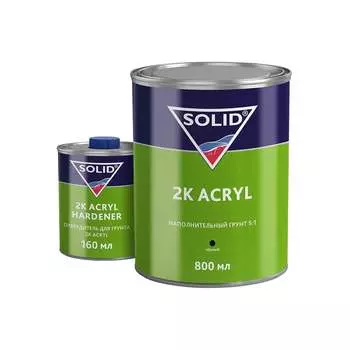 Наполнительный грунт SOLID 2K ACRYL WHITE 336.0816.01
