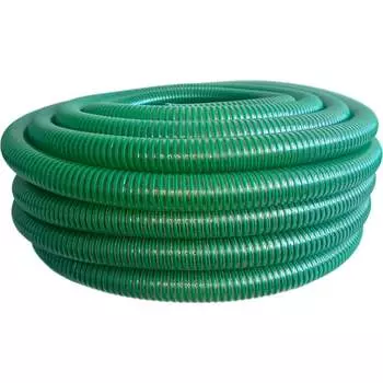 Напорно-всасывающий спирально-армированный шланг НОВЭМ СЕВЕР Север_10атм_40мм_15м, прозрачный