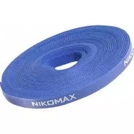 Нарезаемая стяжка-липучка NIKOMAX NMC-CTV05M-15-RL-BL