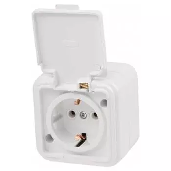 Наружная брызгозащищенная розетка Юпитер Стандарт JP7410-05