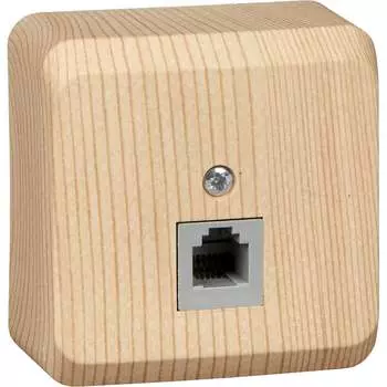 Наружная одноместная телефонная розетка Systeme Electric Lexel Этюд TELA-001D