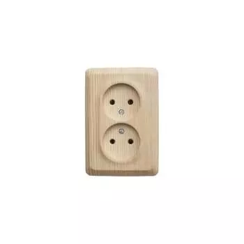 Наружная угловая розетка Systeme Electric Этюд PA16-105D