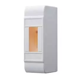 Наружный пластиковый распределительный щиток Lezard под 2 модуля 731-2000-0S2