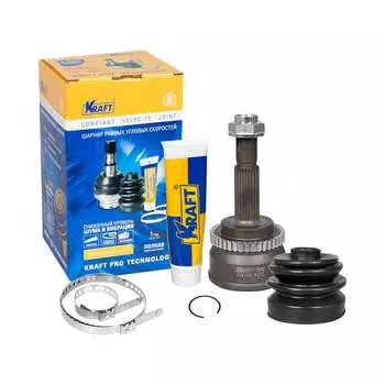 Наружный шрус для а/м nissan almera/ниссан алмера 1.6-2.0 (95-00), sunny/санни 1.6-2.0 (89-00) abs KRAFT