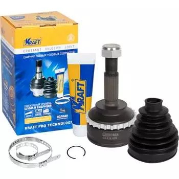 Наружный шрус для а/м renault clio ii/рено клио 2 (98-05), kangoo/кенгу (97-10) KRAFT