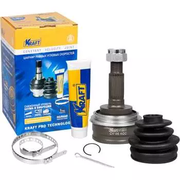 Наружный шрус для а/м toyota camry/тойота камри 1.8-2.0 (83-91), carina/карина 1.6-2.0 (87-97), corolla/королла 1. KRAFT
