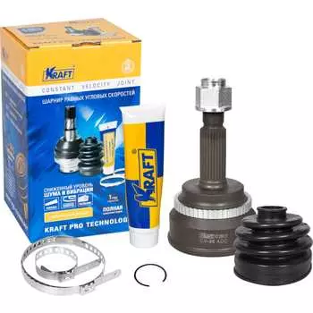 Наружный шрус для а/м toyota camry/тойота камри 2.4 (01-06), rav 4/рав 4, 2.0 (00-05) abs KRAFT