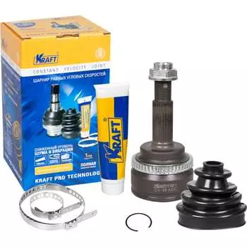 Наружный шрус для а/м toyota corolla/тойота королла 1.4-1.6 (02-07) abs KRAFT