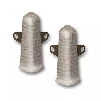 Наружный угол для плинтуса DECONIKA Д-П70-Нк-Ф2 215 ДУБ СНЖ