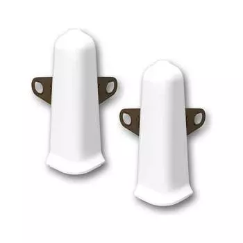 Наружный угол для плинтуса DECONIKA Д-П70-Нк-Ф2 001 БЕЛ