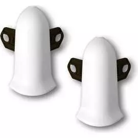 Наружный угол для плинтуса Ideal Классик К-П85-Нк-Ф2 001 БЕЛ