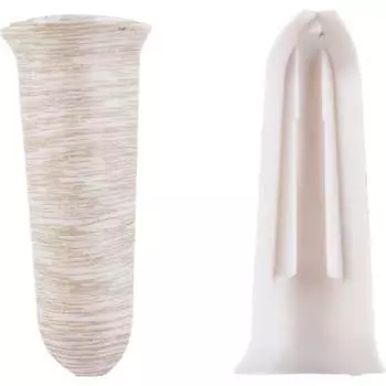 Наружный угол для плинтуса Ideal Классик К-П85-Нк-Ф2 230 дуб АЙС