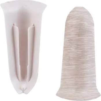 Наружный угол для плинтуса Ideal Классик К-П70-Нк-Ф2 230 дуб АЙС