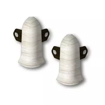 Наружный угол для плинтуса Ideal Классик К-П85-Нк-Ф2 267 КЛН БЕЛ