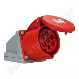 Настенная семиконтактная розетка PCE 127-6v