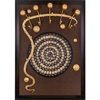 Настенная деревянная вешалка для одежды BOGACHO