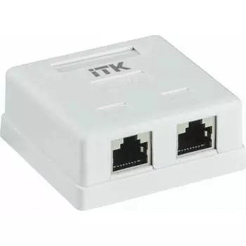 Настенная информационная розетка IEK ITK CS2-1C06F-22