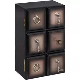 Настенная ключница BOGACHO Пандора 71176/шоколадный