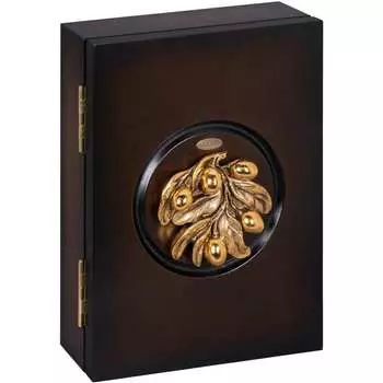 Настенная ключница BOGACHO Oliva Branch 2 71199/каштан