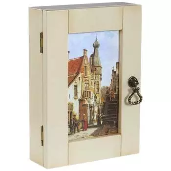 Настенная ключница BOGACHO Семь ключей счастья 71111/кремовый