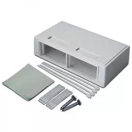 Настенная коробка LANMASTER LAN-MB-M4-WH