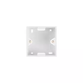 Настенная коробка под лицевые панели и розетки NIKOMAX NMC-BB80X80-WT