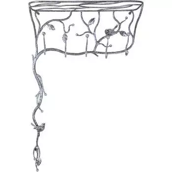 Настенная кованная вешалка BOGACHO