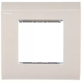 Настенная лицевая панель под 1 вставку NETLAN