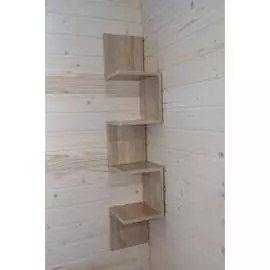 Настенная угловая полка Граникум